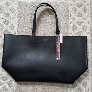 Victoria's Secret Faux Leather Large Tote Bag